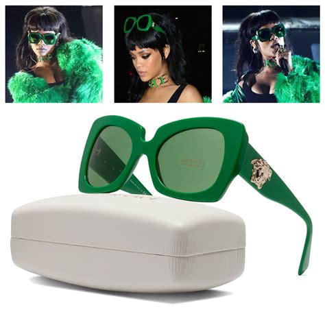 rihanna green versace sunglasses|Versace .